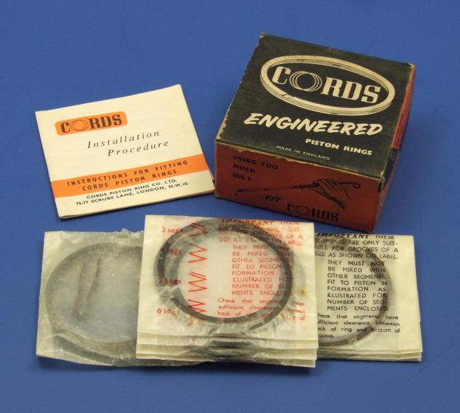 Cordring Cord piston ring set (3 ring each cylinder) Autojumble