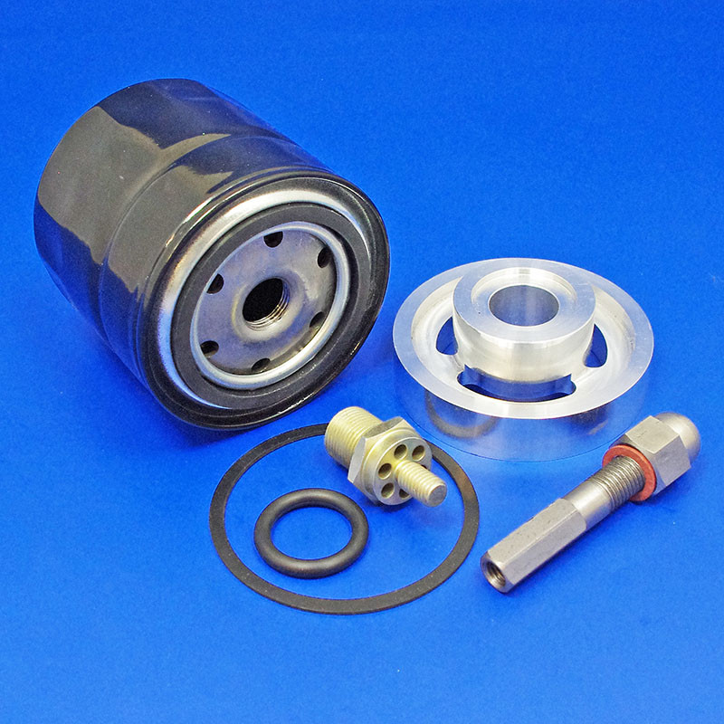 Silencer adapter for 3/4x16 TPI oil filter Ford, Chrysler