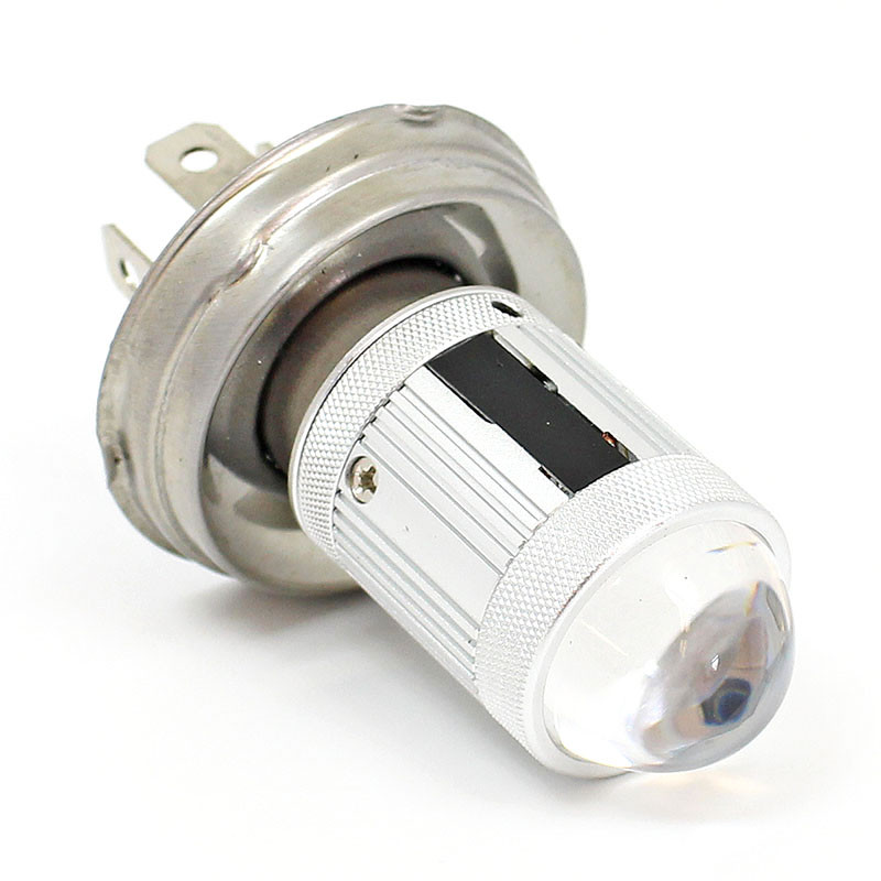 BA20LED-H43L: White premium 6, 12 & 24V LED Headlamp with LENS - BOSCH BA20D  base - All Bulbs - Bulbs