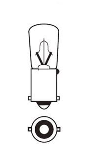 BA9s miniature bayonet bulb image