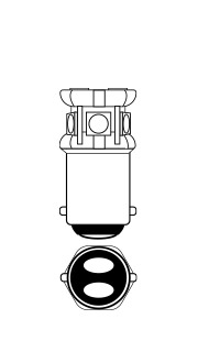 SBC BA15s 15mm Halogen 12v auto bulb