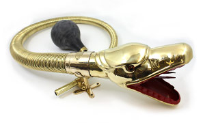 Boa Constrictor Serpent Snake Head vintage car horn