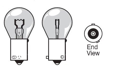 BAU bayonet bulb cap offset pin diagram