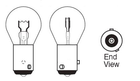 BAZ bayonet bulb cap offset pin diagram