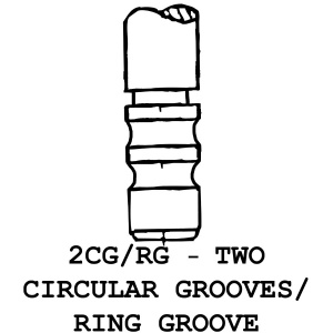 2CG/RG 2 Circular Grooves / Ring Groove