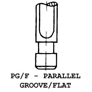 PG/F - Parallel Groove / Flat