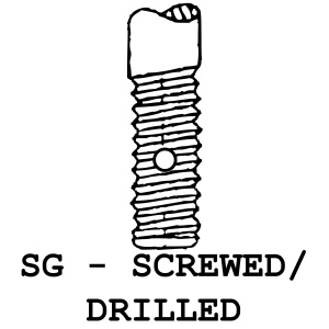 SC/D - Screwed / Drilled