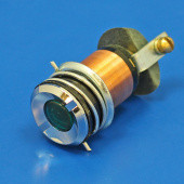 842G-12V: Ignition/indicator warning lamp equivalent to Lucas WL3 - Chrome Bezel - green 12 volt from £32.23 each