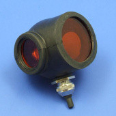 255-AMB: Rubber 'Diver's Lamp' - Equivalent to the Rubbolite No 8 lamp - All amber lenses from £75.03 each
