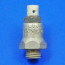 Threaded base (1/4 parallel thread), marked Bray 1/8 Lucas Vika,  for rear or side lamp