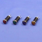 0609: Chrome rimmed panel warning light from £4.40 each