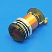 842Blk-R-12V: Ignition/indicator warning lamp equivalent to Lucas WL3 - Black Bezel - Red 12 Volt from £32.88 each