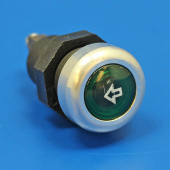 CA1235GA: Panel mounted warning light - Green, Single Arrow symbol from £7.30 each