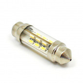 B253LEDW-E: White 6V LED Festoon lamp - 11x39mm FESTOON fitting from £4.32 each