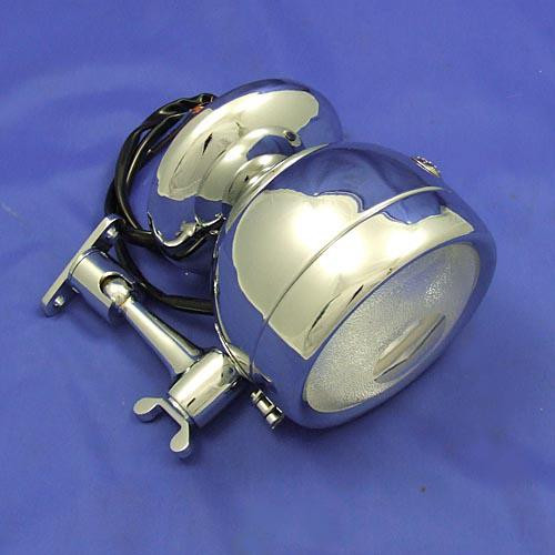 Raydyot type pillar mounted spot lamp with rear view mirror