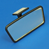 941BPST: Self adhesive interior mirror - Small, black PLASTIC head from £15.08 each