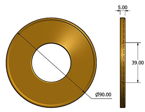 friction brass disc model 502
