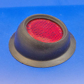 240: Angled rubber red reflector, equivalent to Lucas type RER2 from £16.76 each