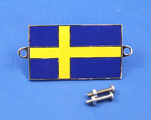 591SE: Enamel nationality flag badge / plaque Sweden - Other Badges ...