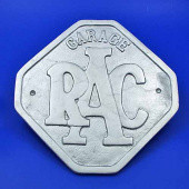 RAC.garage.sign: RAC garage aluminium sign from £41.19 each