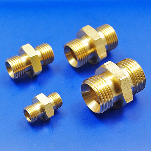 1/8" BSP Brass Equal Ended Union Fitting 