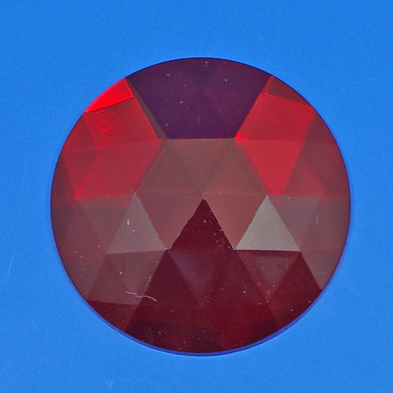 2088R40mm Prismatic red glass lens Crystal glass lens Parts and
