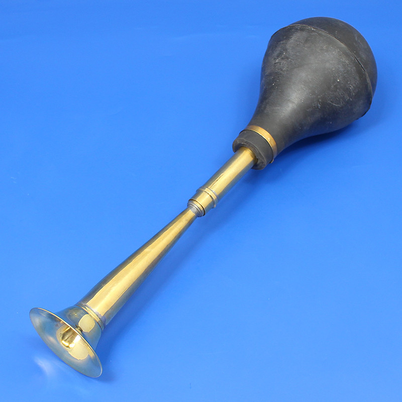 CA1330D: Small motor horn - brass, 14 straight - Vintage Horns