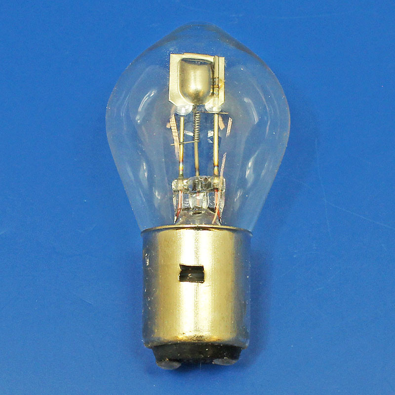 White premium 6, 12 & 24V LED Headlamp with LENS - BOSCH BA20D base
