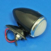1142IND-B: 'Toby' side/indicator lamp - Equivalent to Lucas 1142 type, gloss BLACK finish with indicator function from £98.46 each