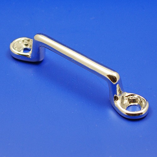 Staplechr footman loop staple, chrome General Coachfittings and