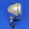 Headlamp unit - polished stainless steel - 7"- 6 volt