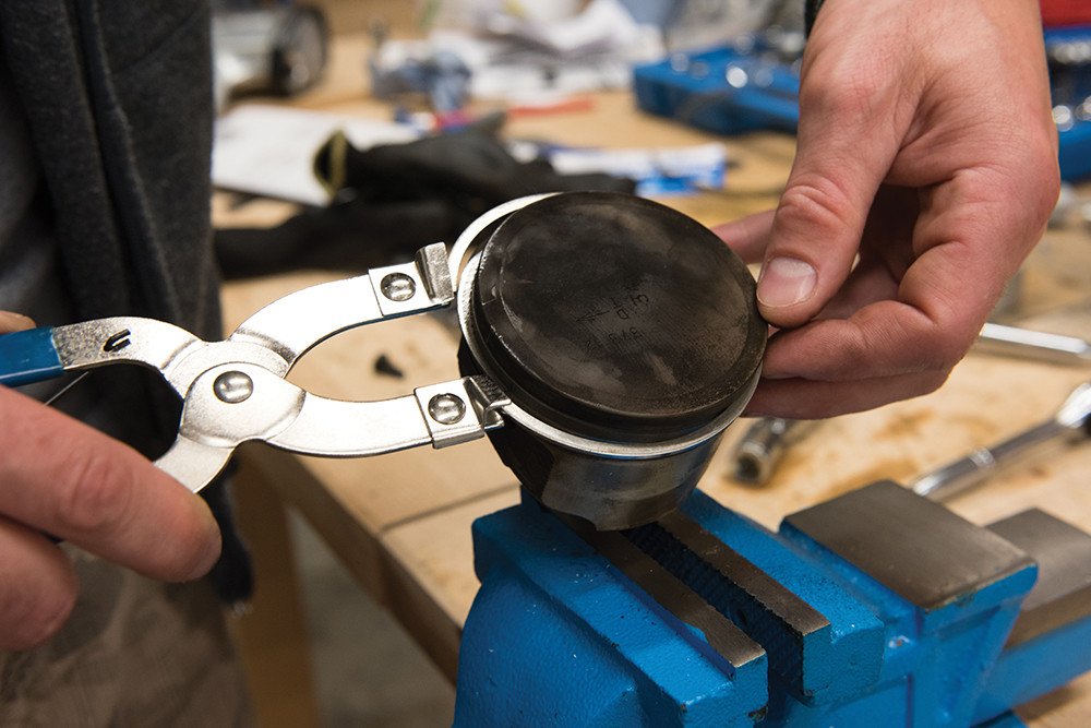Piston shop ring plier
