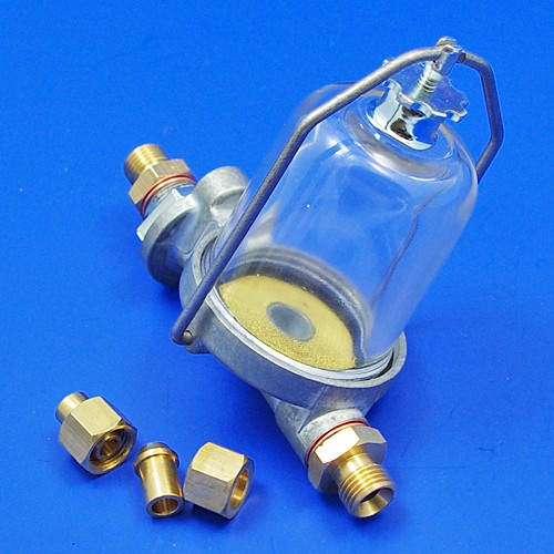 CA1026 glass bowl filter in line Fuel System Vintage Car Parts