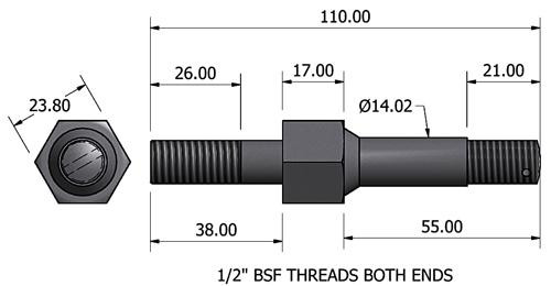 chassis mounting bolt