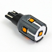 B921ALED-A: Compact amber 6, 12 and 24V LED Indicator lamp - WEDGE T15 W16W base from £9.71 each