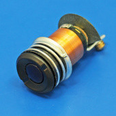 842Blk-B-12V: Ignition/indicator warning lamp equivalent to Lucas WL3 - Black Bezel - Blue 12 Volt from £32.88 each