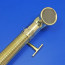 Polished Brass Boa Constrictor small trumpet head horn