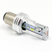 BA15DLED-P43-6: Classic White premium 6V LED Headlamp - SBC BA15D base from £23.50 each