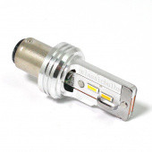 BA15DLED-P43-6: Classic White premium 6V LED Headlamp - SBC BA15D base from £24.79 each