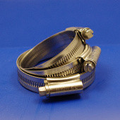 779: Jubilee brand hose clip/hose clamps - For 12mm to 80mm diameter from £2.86 each