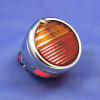 Round 'Pork Pie' rear lamp, as Lucas type ST38 with Indicator Conversion