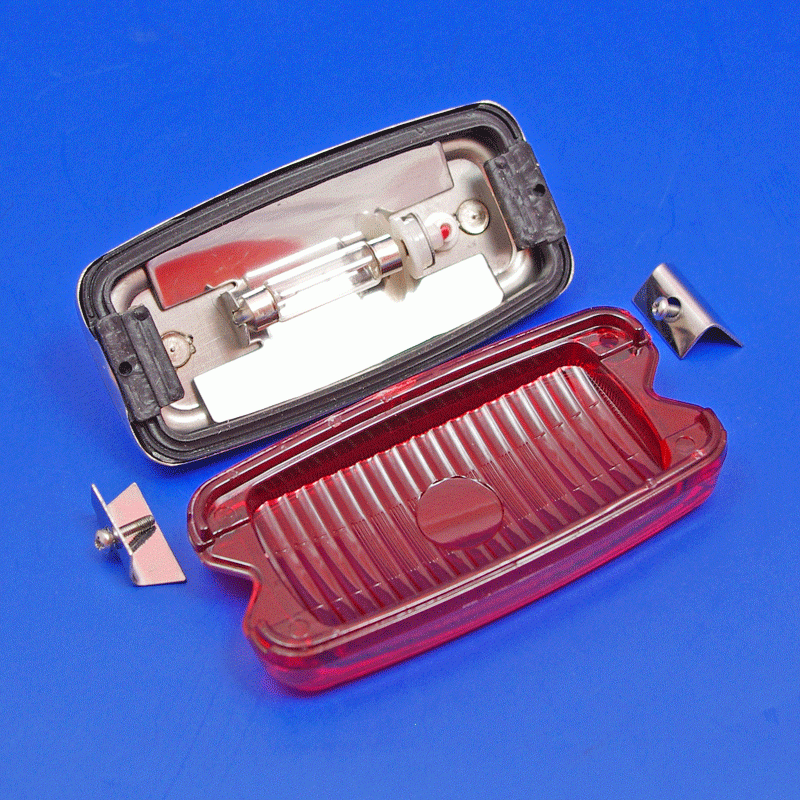 978F: Rear, fog, indicator or reversing lamp (flush mounting) - Red ...