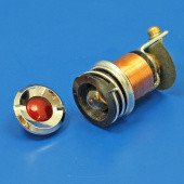 842: Ignition/indicator warning lamp equivalent to Lucas WL3 - Chrome Bezel from £32.23 each