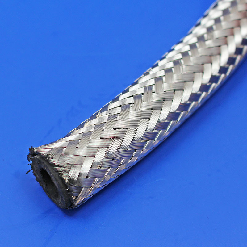 SSFH3/8: -6 (3/8 bore) fuel hose - stainless braid cover - Fuel