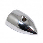 970.16: Tread end cap - Cast brass, chrome finish - 16mm wide end cover from £6.57 each