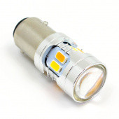 CSILEDWWY: Warm White & Amber 6V & 12V LED Combined Side & Indicator lamp - OSP BAY15D fitting from £9.55 each