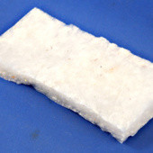 523: White wadding - For padding, 450mm wide, 20m long roll from £50.00 each