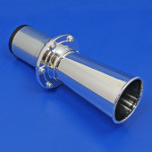 348C: Klaxon horn in chrome - 12V from £45.00 each