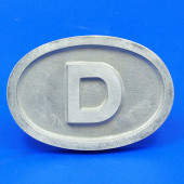 900D: Cast Germany plate D from £32.06 each