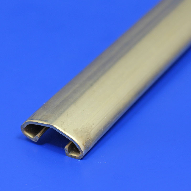 16632BL LONG Brass strip hinge Hinge Coachfittings